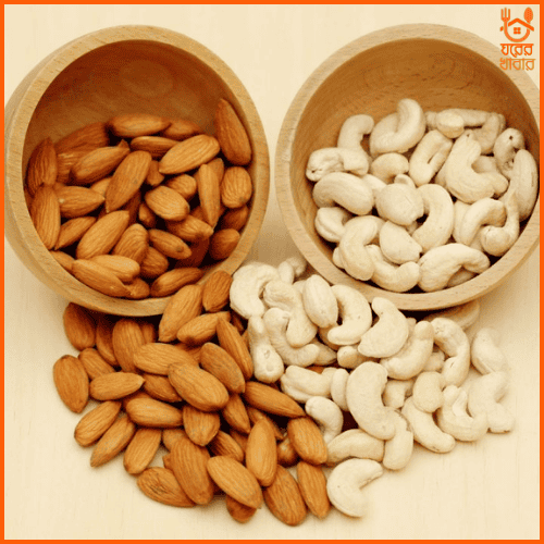 কাঠ বাদাম ও কাজু বাদাম কম্বো | Almond & Cashew Nut Combo